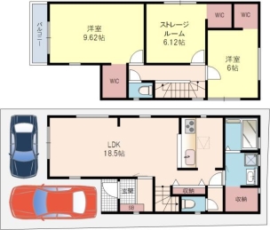 枚方市樋之上町2期 新築戸建